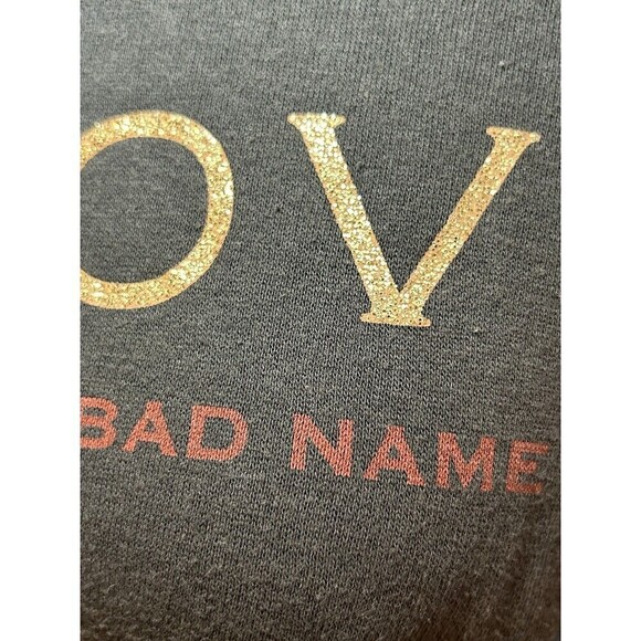 Bon Jovi Hoodie You Give Love a Bad Name by Vinyl Icons Size 2 (Medium) - Picture 2 of 8